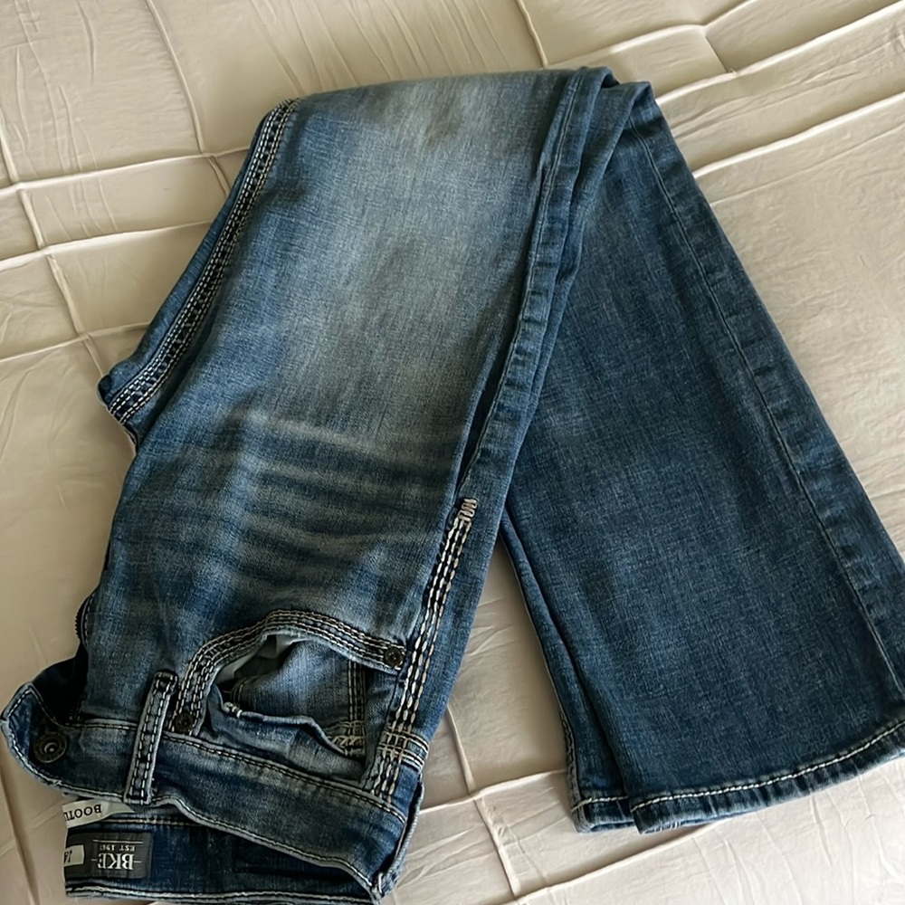 Buckle BKE Jake men’s bootcut jeans.